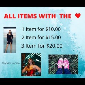 All items with the ❤️